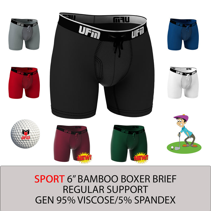 UFM (Underwear for Men) Athletic Boxer Briefs - Regular Support