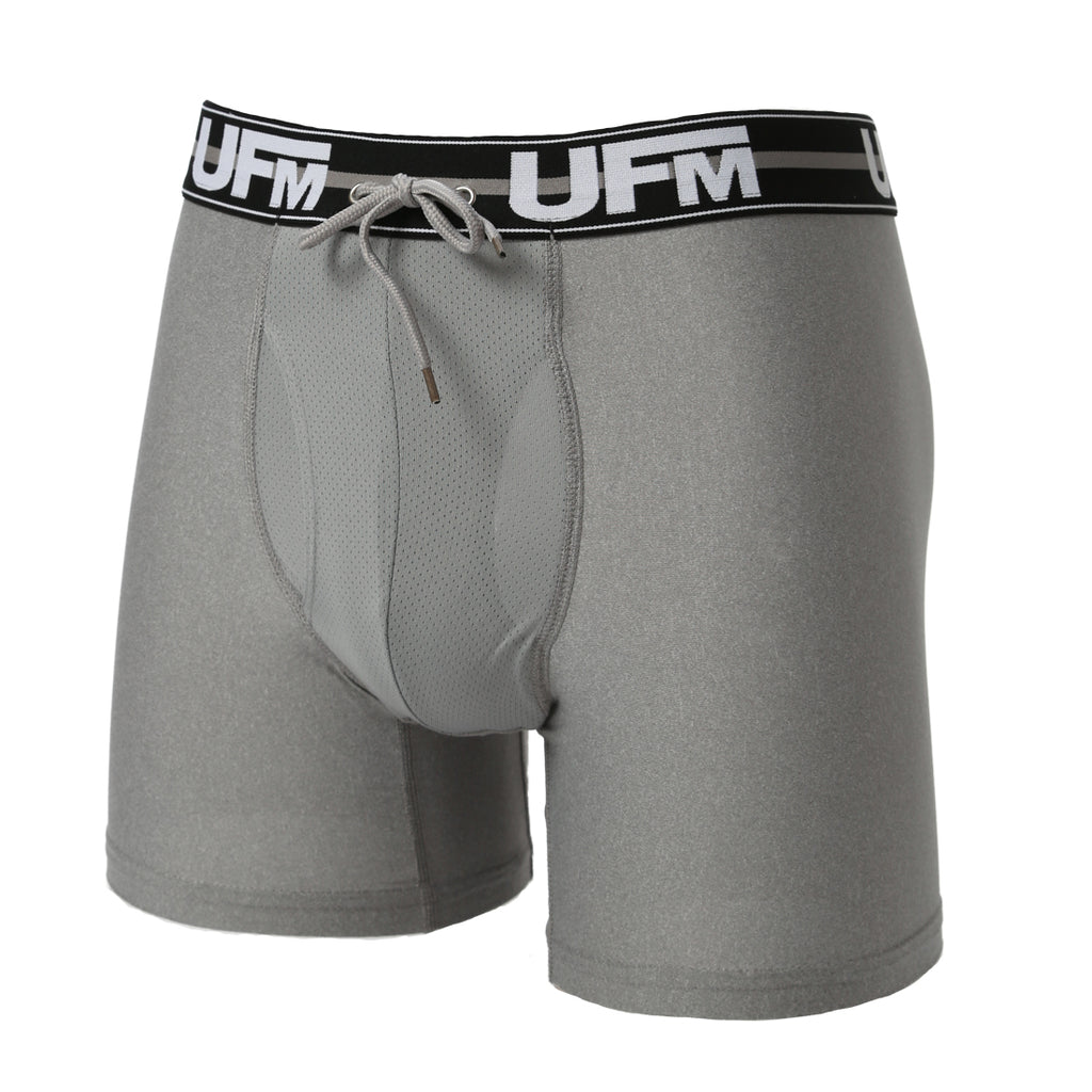 UFM Men's Polyester Boxer Brief w/Patented Adjustable Support Pouch Regular  Camo at  Men's Clothing store
