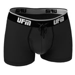 Parent UFM Underwear for Men Sport Bamboo 3 inch Trunk Black 800