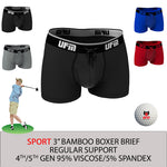 Parent UFM Underwear for Men Sport Bamboo 3 inch Trunk Multi 800