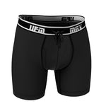 Parent UFM Underwear for Men Sport Polyester 6 inch Max Boxer Brief Black 800