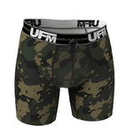 Parent UFM Underwear for Men Camo Polyester 6 inch Max Boxer Brief Camo 800
