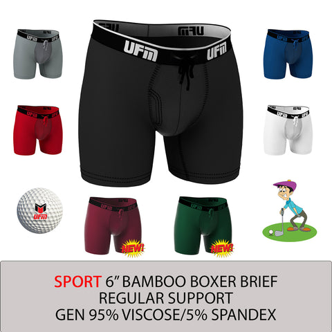 UFM Men’s Bamboo Trunk w/Patented Adjustable Support Pouch Underwear for  Men : : Clothing, Shoes & Accessories